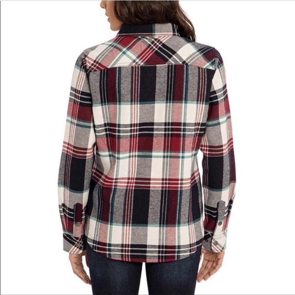 Orvis Women’s Plaid Flannel Size Medium - image 4